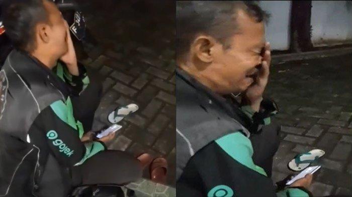 Viral Driver Ojol Nangis Kehilangan Motor saat Ditinggal Sholat, Kini Semringah Dapat yang Baru
