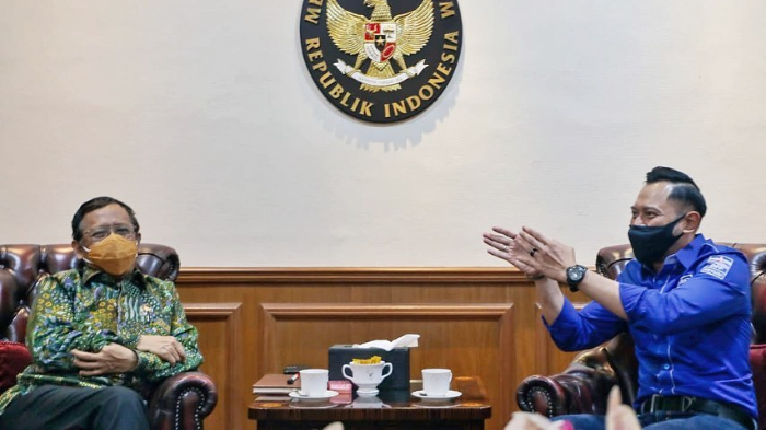 Curhat Langsung ke Mahfud MD soal KLB Demokrat, AHY: Alhamdulillah Menerima Penjelasan Kami