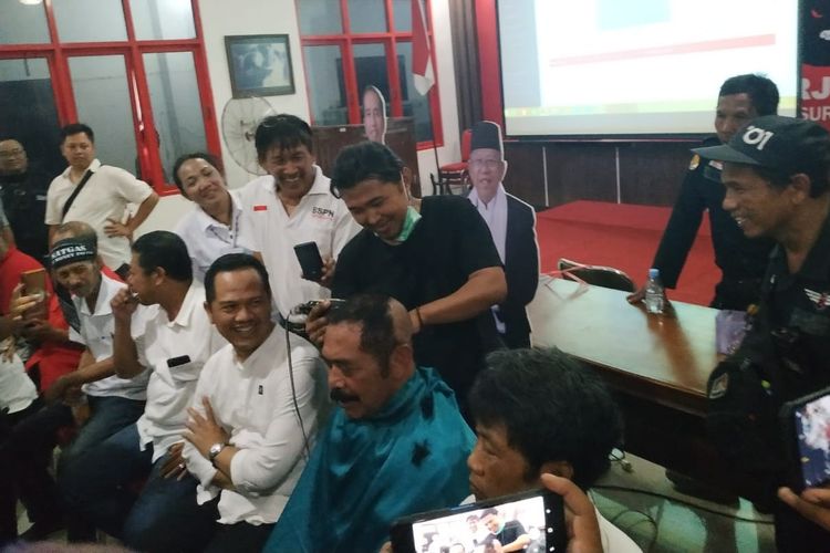 Jokowi Menang di Atas 80 Persen di Solo, Wali Kota Solo Rudy Cukur Gundul