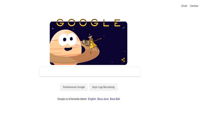 Di Balik Cerita Google Doodle Tampilkan Pesawat Luar Angkasa Cassini Potret Planet Saturnus