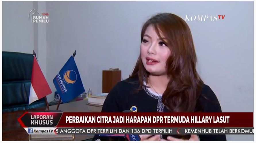 Jadi Anggota DPR Termuda di Usia 23 Tahun, Hillary Brigitta Lasut Ingin Perbaiki Citra Anggota Dewan