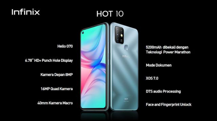Cek Spesifikasi Infinix Hot 10 Play, Dilengkapi Kapasitas Baterai Super Besar