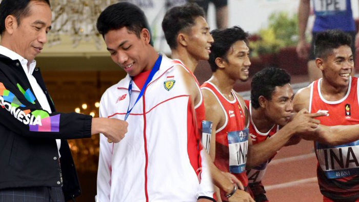 Tim Estafet Indonesia Raih Medali Perak Asian Games, Jokowi Beberkan Curhatan Lalu Muhammad Zohri