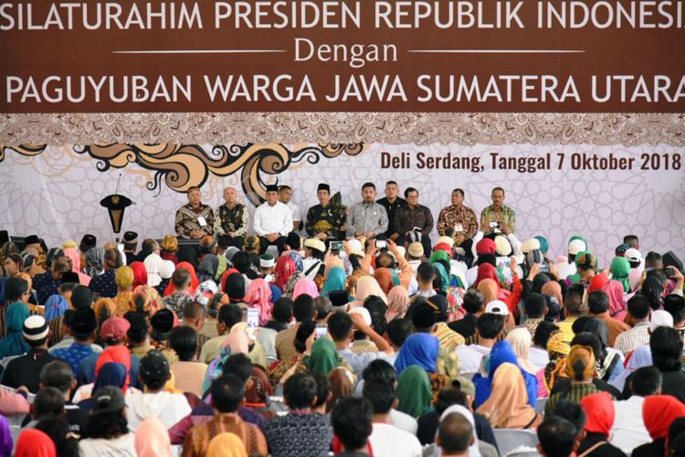 Hadiri Acara Paguyuban Jawa-Sumatera Utara, Jokowi: Jangan Sampai Kita Terpecah Gara-gara Pilihan