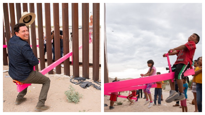 Tembok Perbatasan Amerika Serikat dan Meksiko Jadi Arena Permainan Jungkat-jungkit, Lihat Videonya
