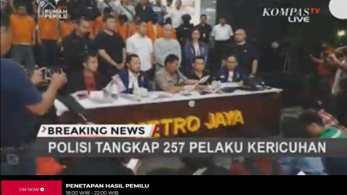 Polisi Tangkap 257 Perusuh di Aksi 22 Mei dan Beberkan Isi Pesan di Grup WhatsApp yang Provokatif