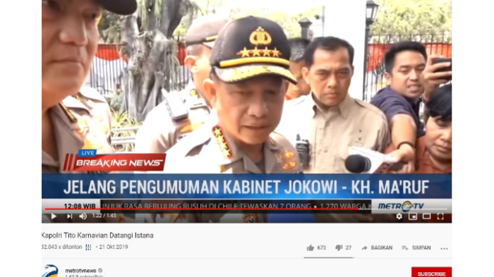 Tito Karnavian Diundang ke Istana Negara oleh Jokowi, Polri Enggan Ungkap Kemungkinan Jadi Menteri