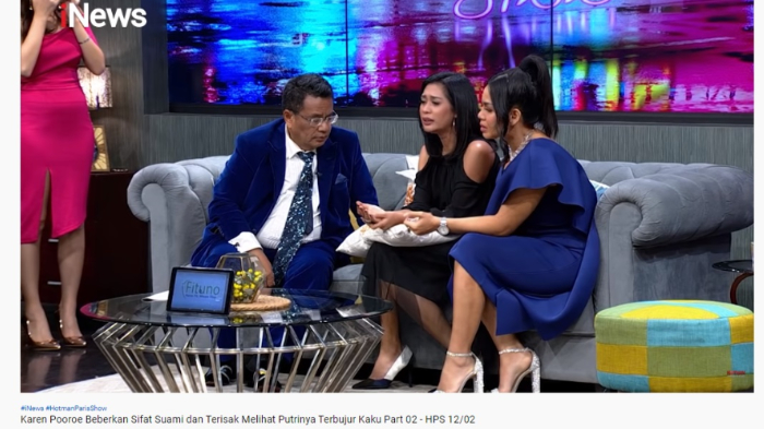 Hotman Paris Menunduk dan Melaney Terisak saat Karen Pooroe Cerita Awal Dapat Kabar Kematian Anaknya