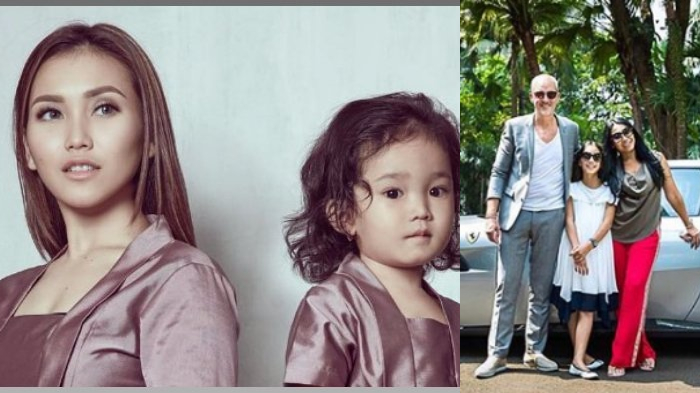 Perbedaan Anggun C Sasmi dan Ayu Ting Ting yang Berikan Tambahkan Fitur Sticker pada Foto Anaknya