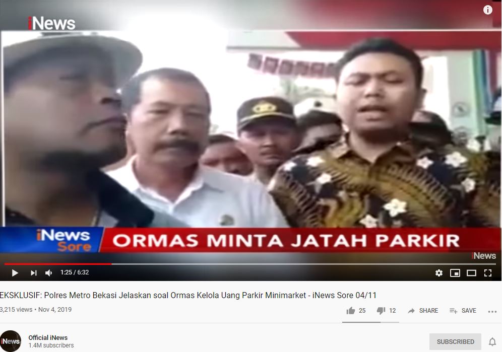 Diintimidasi Ormas, Pengelola Minimarket Iyakan Ajakan Kerja Sama Pemda Bekasi untuk Kelola Parkir