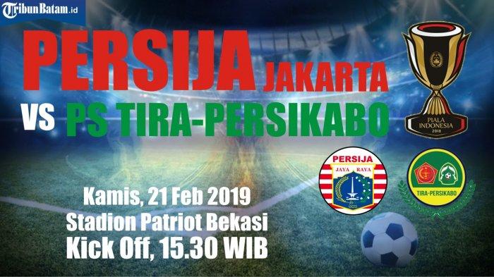 Link Live Streaming Persija Jakarta Vs PS Tira Persikabo PSSI TV dan Jawa Pos TV Pukul 15.00 WIB