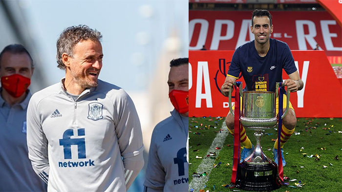 Euro 2020: Sergio Busquets Positif Covid 19, Pelatih Timnas Spanyol Enrique: Saya tetap Menunggunya