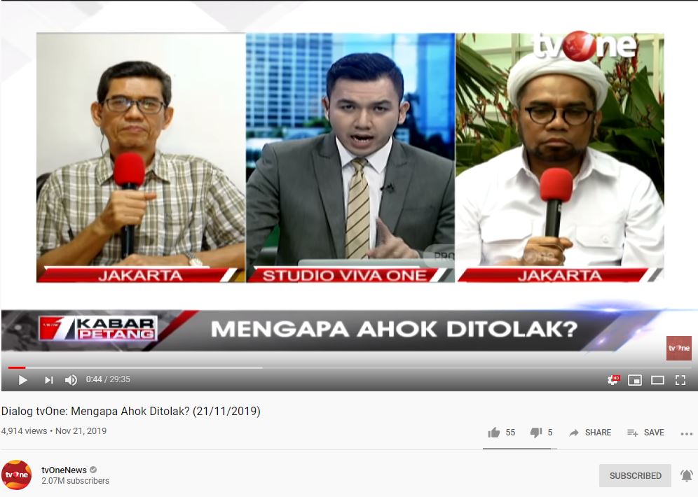 Tuntut Ahok untuk Diadili, Marwan Batubara Tegaskan Bukan karena Benci: Bukti Sudah Lebih dari Cukup
