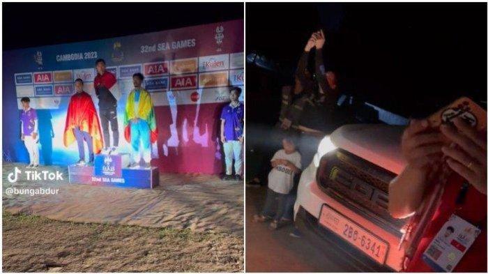 Raih Emas, Atlet Indonesia Ketiban Apes di SEA Games 2023, Gelap-gelapan hingga Pakai Lampu Mobil