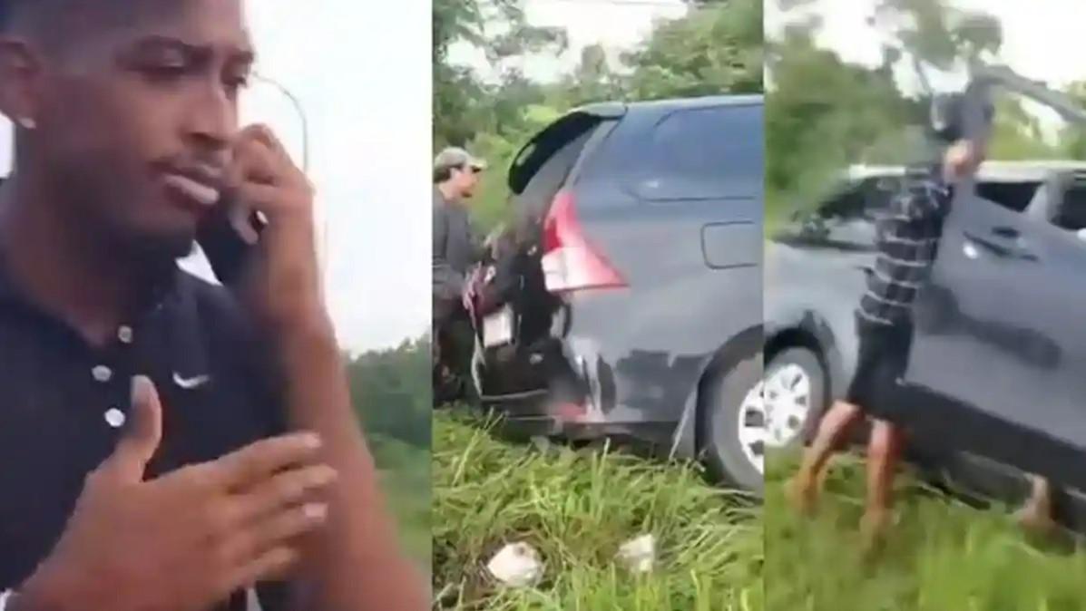 Kronologi Pemain Asing Madura United Alami Kecelakaan: Mobil Terperosok & Nyaris Terguling