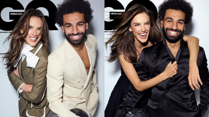 Mohamed Salah Dirangkul Model Victoria Secret saat Pemotretan, Warganet Langsung Bereaksi