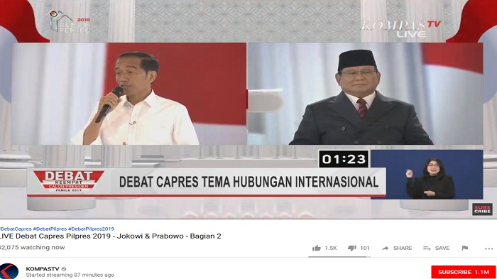 Prabowo di Debat Capres Mengadu Dituduh Pendukung Lawan, Jokowi: Saya Juga Banyak Dituduh Pak