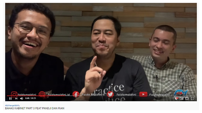 Soal Kabinet, Faldo Maldini Singgung Pilpres hingga Hastag 'Prabowo Salat di Mana', Apa Maksudnya?