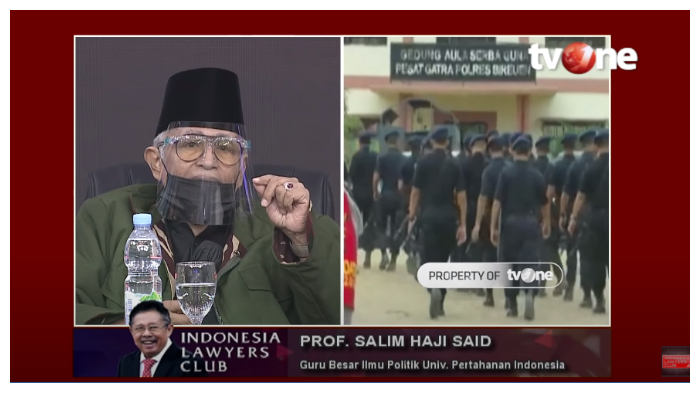 Soal Insiden Ciracas, Salim Said: Ironis, Pimpinan Peluk-pelukan tapi Anak Buah Tembak-tembakan