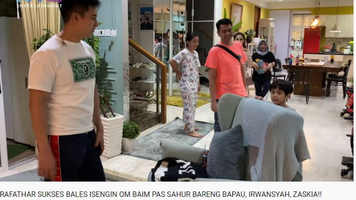 Baim Wong Kena Prank Rafathar, Paula Verhoeven hingga Nagita Slavina Ikut Bingung Keliling Rumah