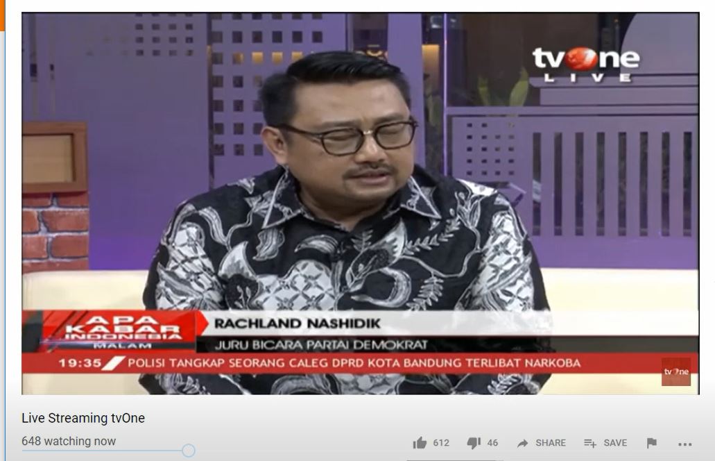Rachland Nashidik Ungkap Suasana Hati dan Kecemasan SBY saat Buat Surat Protes Kampanye Akbar di GBK