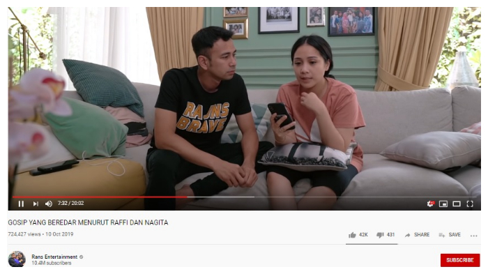 Jawab Pertanyaan Netizen, Begini Tips Bangun Keluarga Harmonis ala Raffi Ahmad dan Nagita Slavina