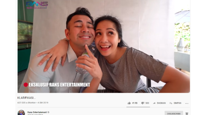 Rumah Tangga Nagita Slavina Diterpa Isu Miring, Raffi Ahmad Beri Klarifikasi: Bingung Jawab Apa