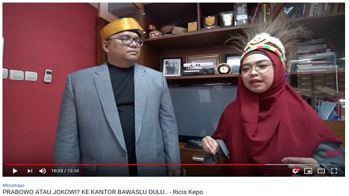 Ria Ricis Kunjungi Kantor Bawaslu, Bicarakan Golput hingga Pencegahan Hoaks