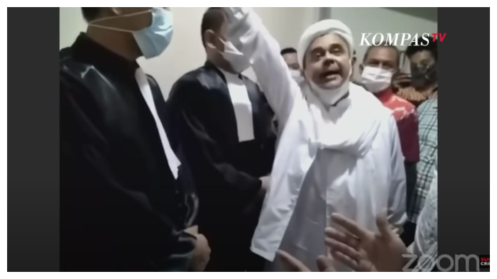 Rizieq Shihab Terus Buat Gaduh dan Tak Hormati Sidang, Komisi Yudisial: Bisa Dihukum atau Denda