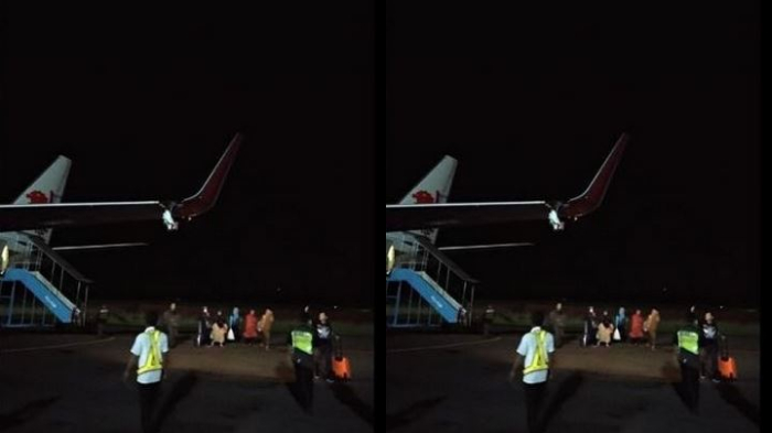 Fakta-fakta Pesawat Lion Air Tabrak Tiang Lampu Koordinat, Sayap Robek hingga Petugas AMC Diperiksa