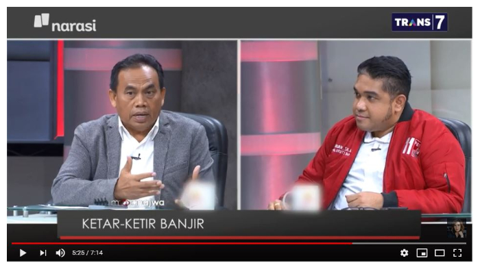 Jakarta Banjir, Sekda DKI dan Politisi PSI Debat di Mata Najwa, Justin Adrian: Dikerjain Dong Bos