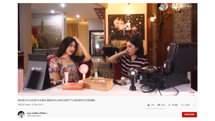 Lucinta Luna Ditantang Hapus Make Up, Ussy Sulistiawaty Kaget Lihat Penampilan Polosnya: Cantik Loh