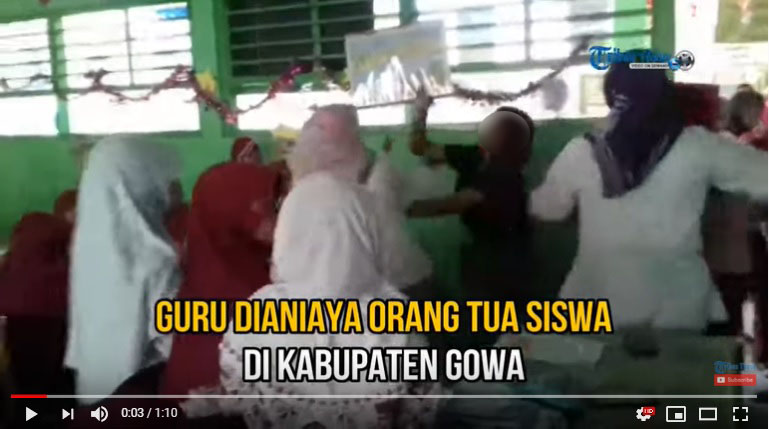 Guru di Gowa Dikeroyok Wali Murid, Kepala Dinas Pendidikan Sebut Tidak Terima Perlakuan Tersebut