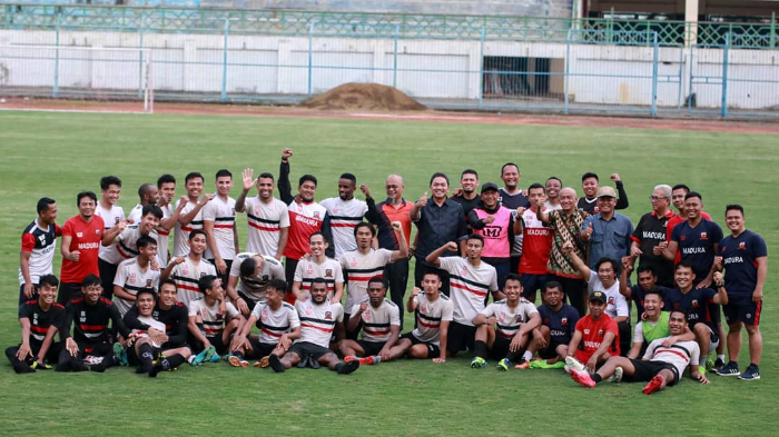 Madura United Kehilangan Satu Pemain Jelang Hadapi Bhayangkara FC di Piala Gubernur Jatim 2020