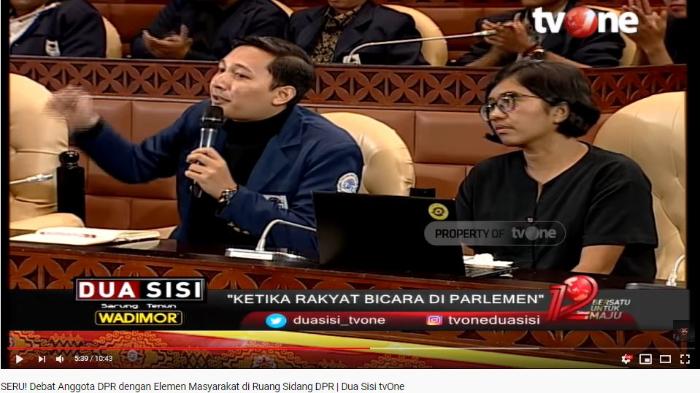 Ikut Sidang DPR, Ketua Dema UIN Sebut Rakyat seperti Pelacur Politik, Arsul Sani: Sudah-sudah