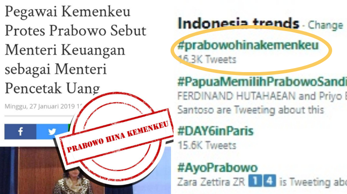 Pasca Sebut 'Menteri Pencetak Utang', Tagar Prabowo Hina Kemenkeu Jadi Trending Twitter