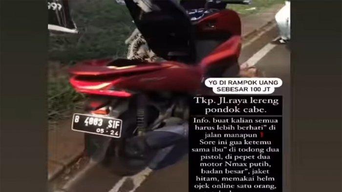 Viral Wanita Ngaku Dirampok Rp 100 Juta, Korban Tak Langsung Lapor karena Ogah Repot