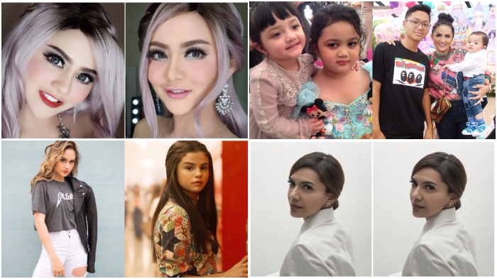 Potret Jenita Janet Tanpa Rambut Palsu hingga Gaya Cinta Laura Ngobrol dengan Selena Gomez