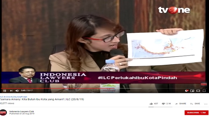 Dukung Rencana Pemindahan Ibu Kota, Tsamara Amany: Jakarta Sudah Tak Kuat Pikul Beban