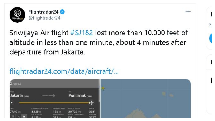 unggahan-twitter-flightradar24-soal-hilang-kontak-pesawat-sriwijaya-air.jpg