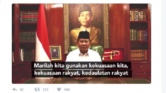 Anies Sebar Video Dukungan dari Prabowo Subianto, 'Gunakan Kekuasaanmu'
