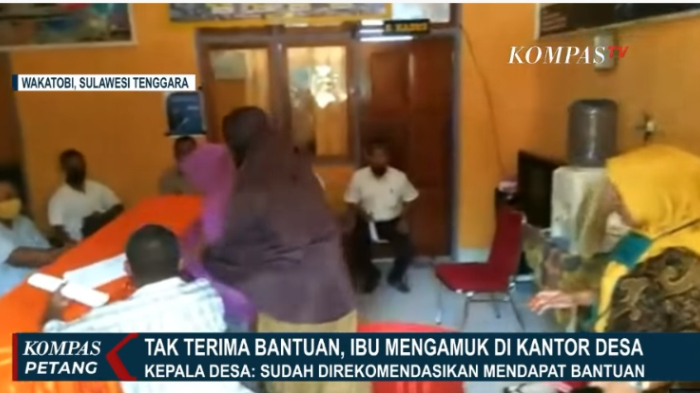 Curiga karena Beda Pilihan Kades, Ibu di Wakatobi Ngamuk Tak Dapat Bansos Covid-19: Kosong Semua