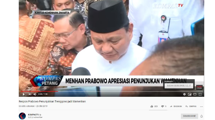 Mantan Bendahara TKN Jokowi-Ma'ruf Amin Jadi Wakil Prabowo, Bagaimana Tanggapan sang Ketum Gerindra?