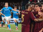 Foto-skuad-Napoli-kana-dan-foto-skuad-AS-Roma-kanan.jpg