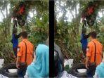 Viral akibat Rem Blong Motor Nyangkut di Pohon, Korban di Bawah Motor di Atas, Begini Kronologinya